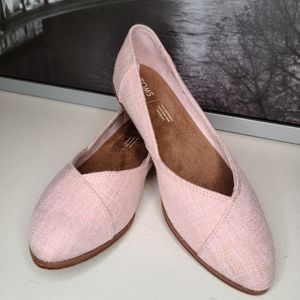TOMS Pink slip-ons